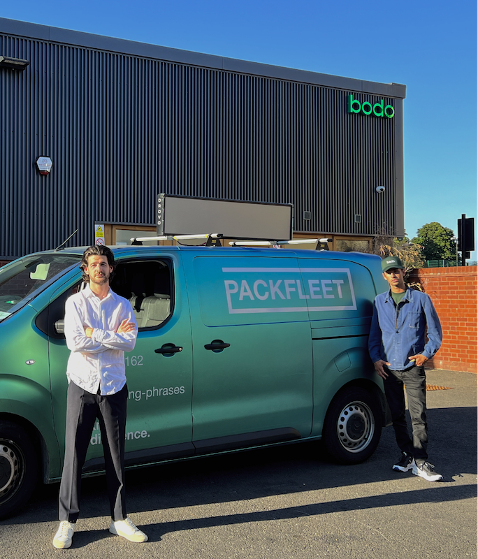 bodo teams up with Packfleet to expand carbon neutral online deliveries across London