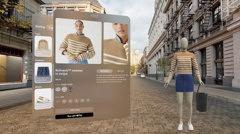 J.Crew brings Virtual Closet experience to Apple Vision Pro with 2023 RTIH Innovation Awards winner Obsess