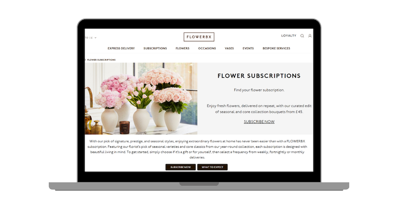 FLOWERBX partners with objectsource to deploy Ordergroove subscription management solution