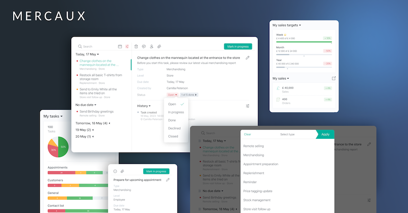 New Mercaux Intelligent Task Management Solution complements in-store clienteling and CX platform