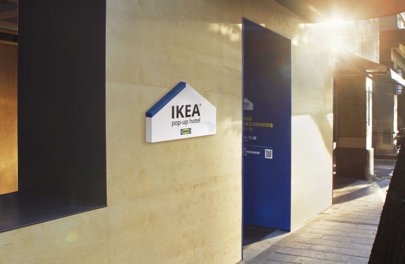 Ikea tests out pop-up hotel in Taiwan