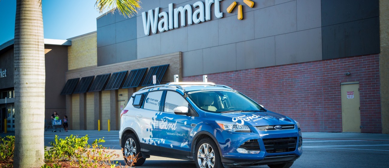 Walmart, Ford test grocery delivery with self-driving cards