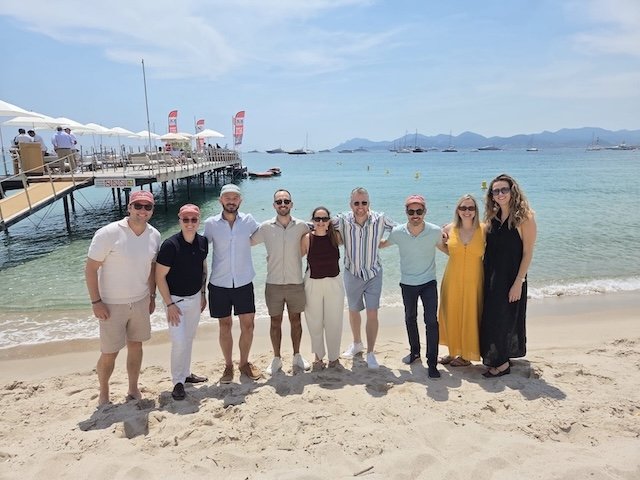   The Broadsign and Mirakl teams at the Cannes Lions Festival of Creativity.  