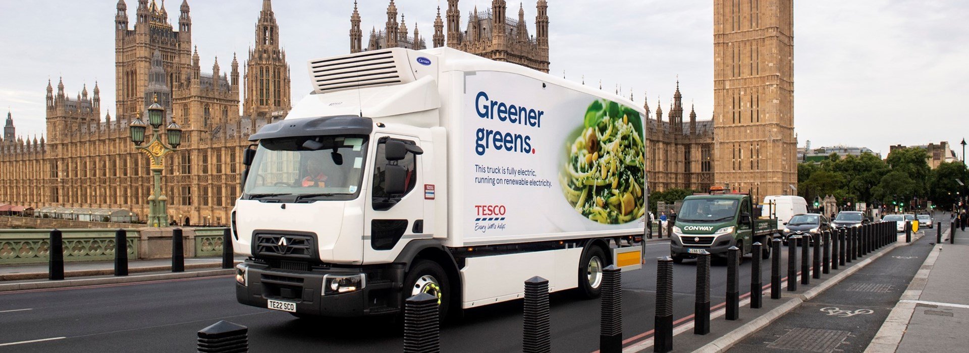 Tesco electrifies deliveries from DCs to city centre stores