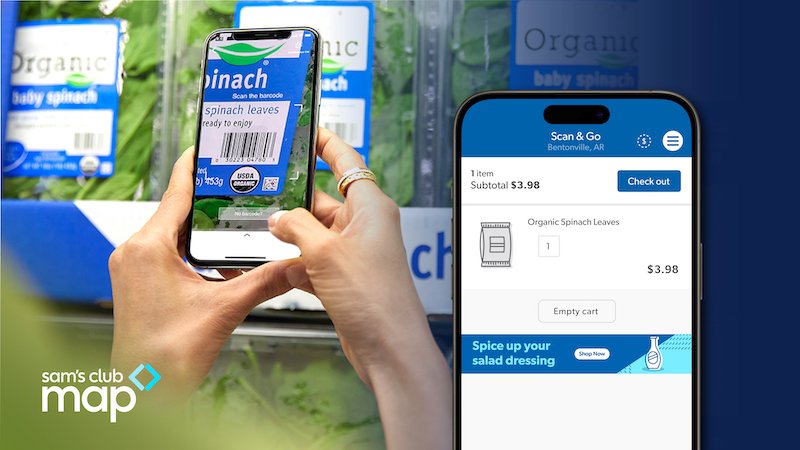 Sam’s Club hails step forward in Retail Media 2.0 as retailer launches display ads in Scan & Go feature
