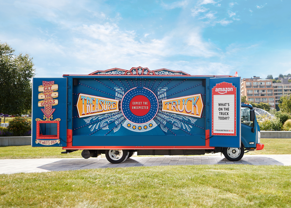 Amazon brings Treasure Truck to UK