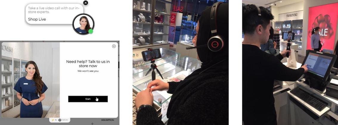 Swarovski taps Go Instore tech for shop live offering