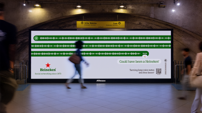 Heineken unveils WhatsApp technology that turns long voice note monologues into real-life chats