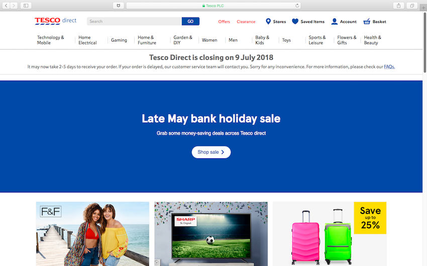 Tesco Direct closure the right move by Charles Wilson, GlobalData