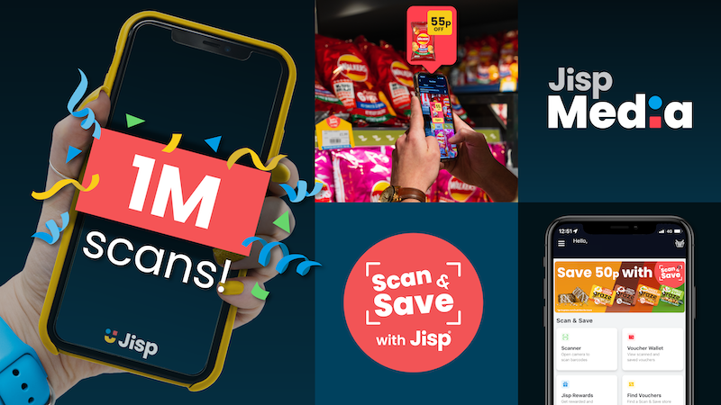 Jisp Scan & Save solution notches up one million scans milestone in UK