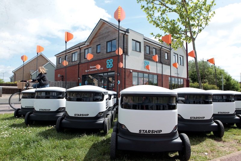 Co-op runs with walking deliveries and Starship Technologies robots