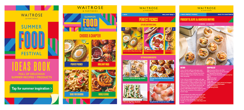 Waitrose creates first Pinterest Pin Extension for Summer Food Festival campaign