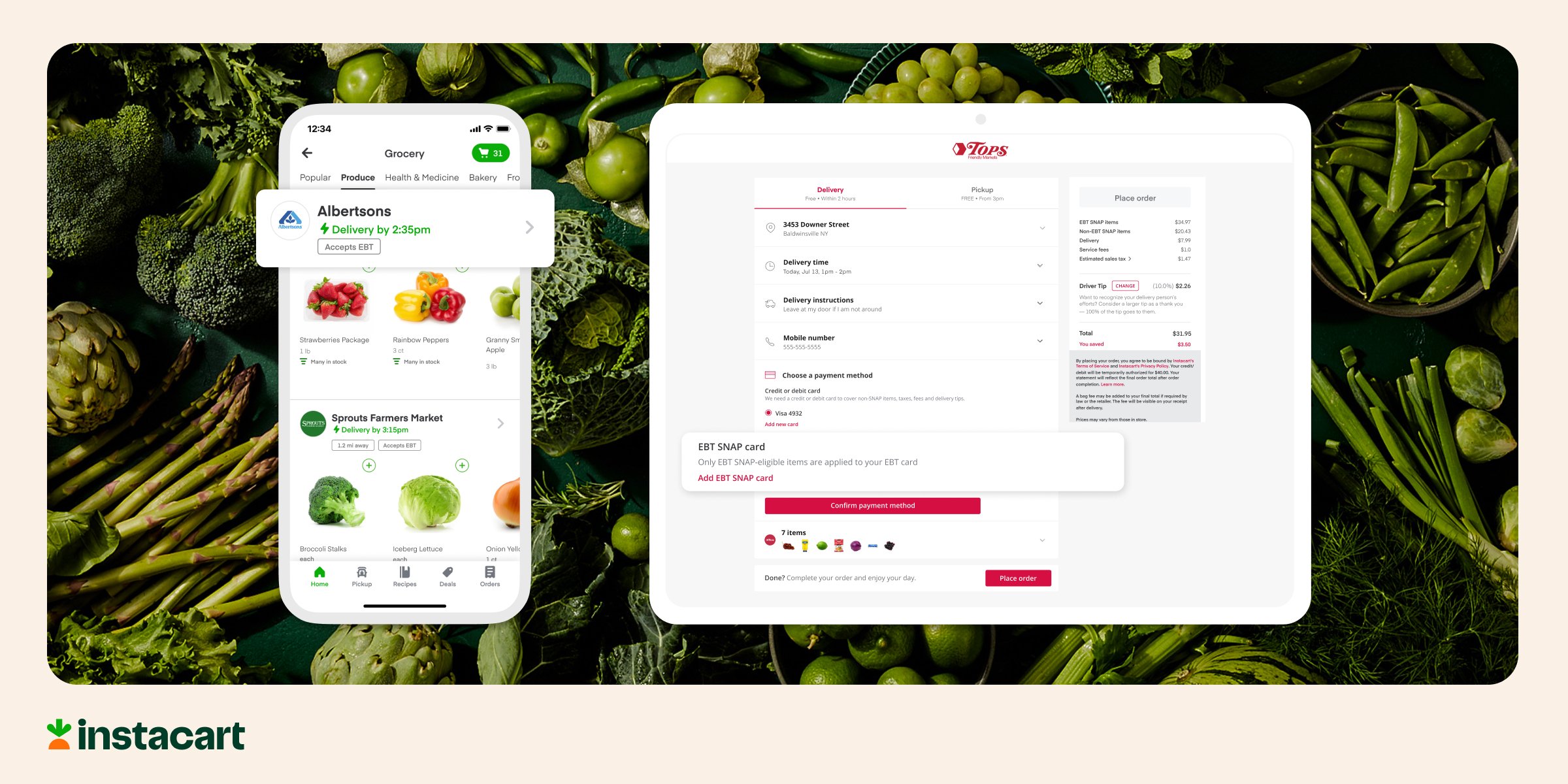 Instacart tech enables more US grocers to accept EBT SNAP payments online
