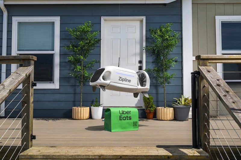 Zipline and Uber Eats Stateside partnership targets one million drone deliveries daily by the end of 2029