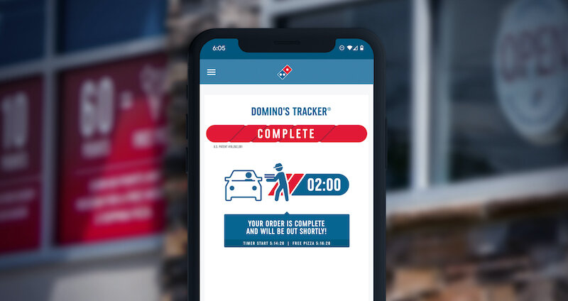 Domino’s rolls out carside delivery two minute guarantee