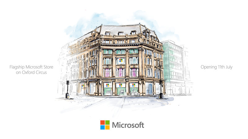 Flagship Microsoft store opening on Oxford Circus this summer