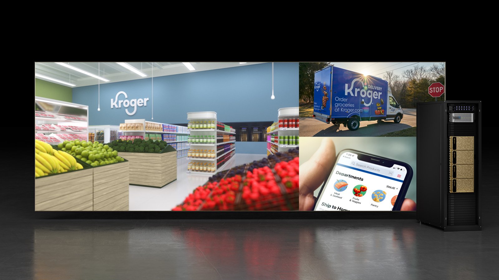 Kroger and NVIDIA team on AI enabled applications and services