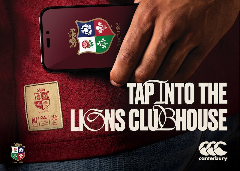 Connected Lions Jersey unveiled by British & Irish Lions and Connected Fanatics for 2025 tour of Australia
