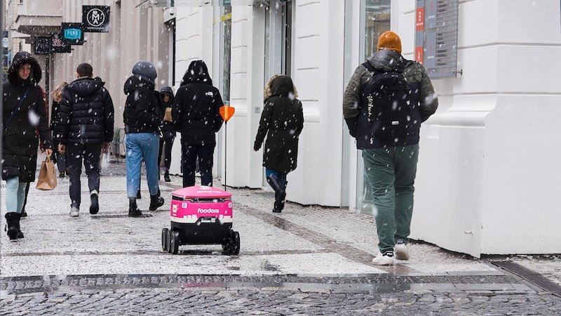foodora makes history in Czech Republic with Starship robot deliveries pilot including McDonald's