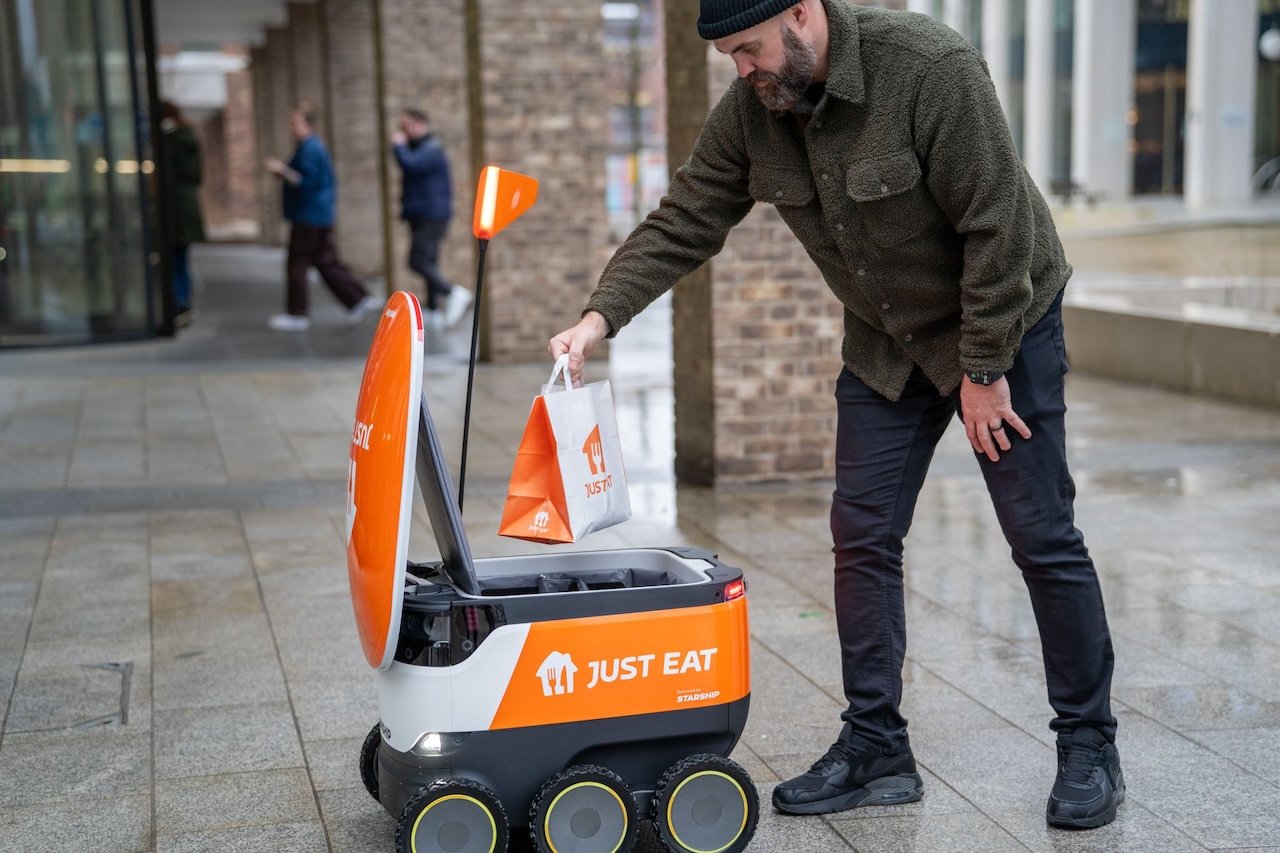 Starship Technologies delivery robots start rolling for Just Eat takeaway customers in Sunderland