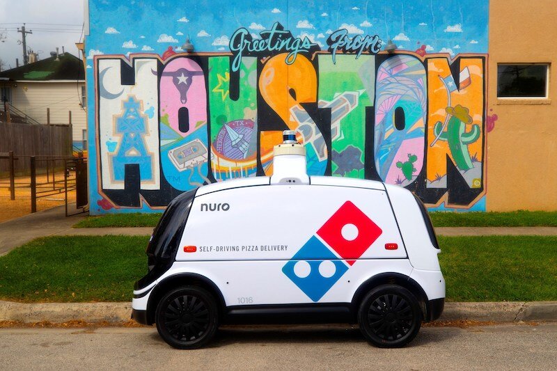 Nuro introduces autonomous delivery bots to Domino's customers in Houston