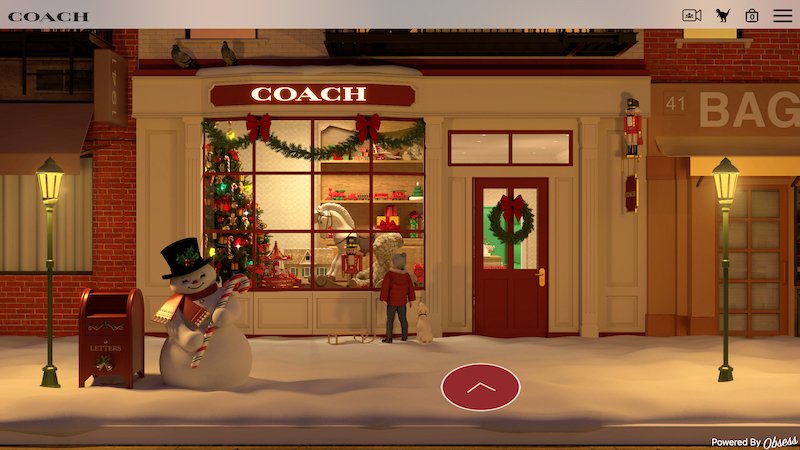 Coach enlists Obsess for immersive holiday season shopping experience