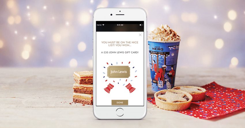Caffè Nero and Yoyo launch Christmas Cracker mobile promotion