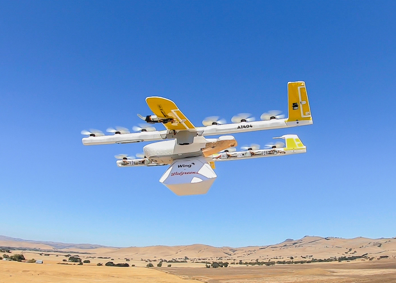 Alphabet’s Wing begins first Stateside commercial drone deliveries