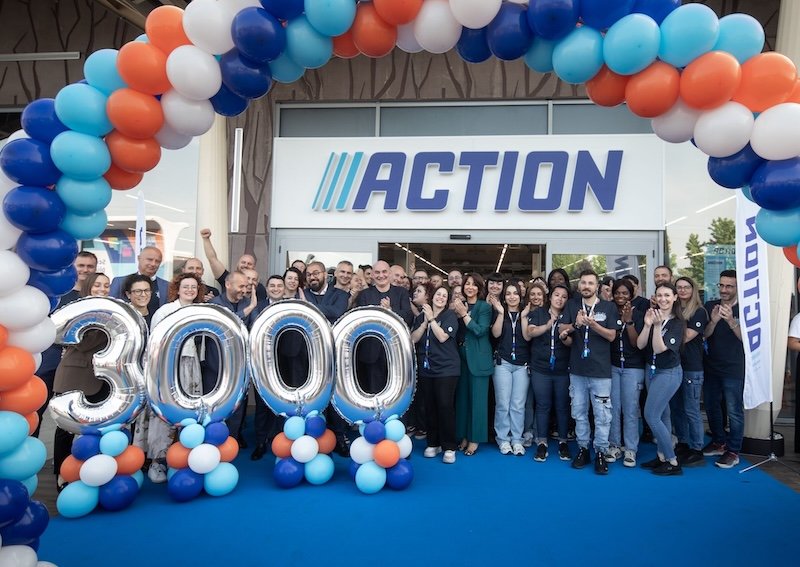 Discount retailer Action announces 3,000th store in Europe and 157th physical location in Italy