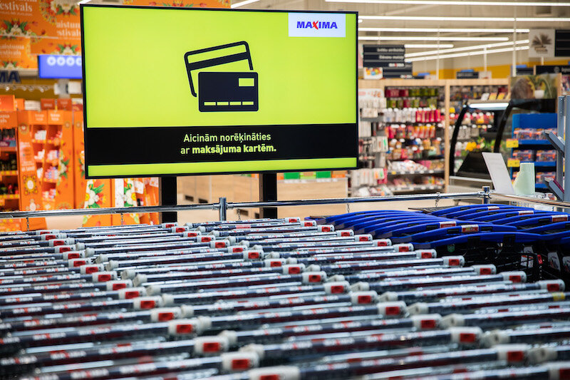 Reflexis hooks Maxima Latvia as a customer