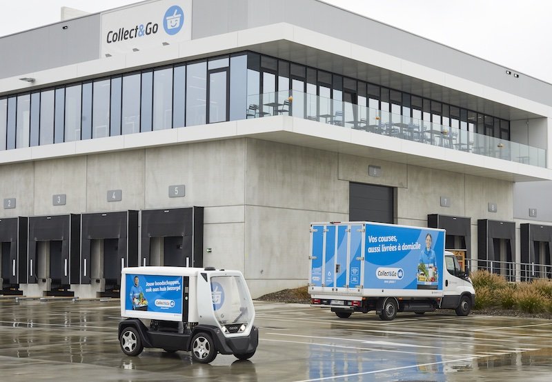 Colruyt Group Collect&Go service tests out Clevon unmanned vehicle in Belgium