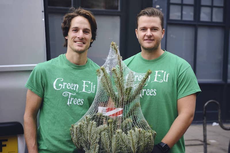Green Elf Trees and Stuart team on sustainable Christmas tree deliveries across London