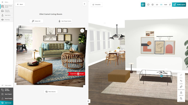 Joybird launches ‘Inspired by Pinterest Trends’ on Marxent 3D Space Planner