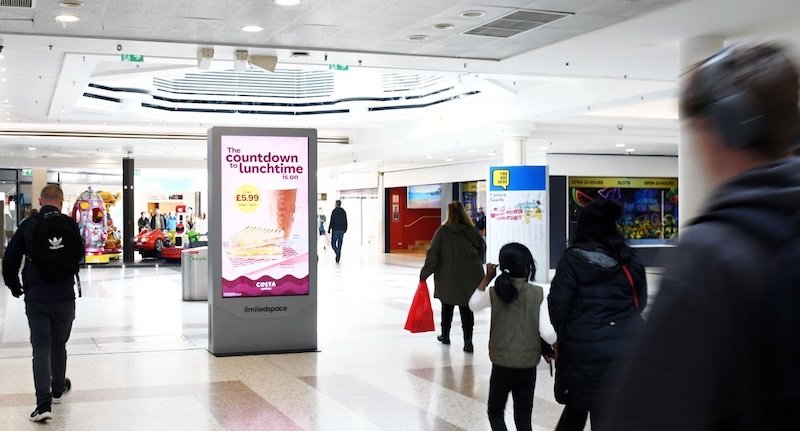 EcoVista delivers the goods with digital signage upgrade to East Kilbride shopping centre in Scotland