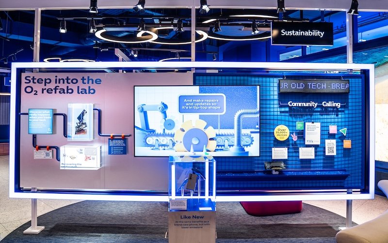 Virgin Media O2 promotes technology recycling and reuse at flagship Westfield Stratford City store