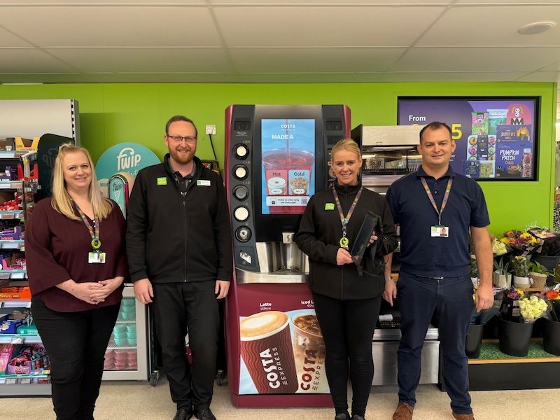 East of England Co-op notches up first with Costa Coffee to go machines maintenance pilot