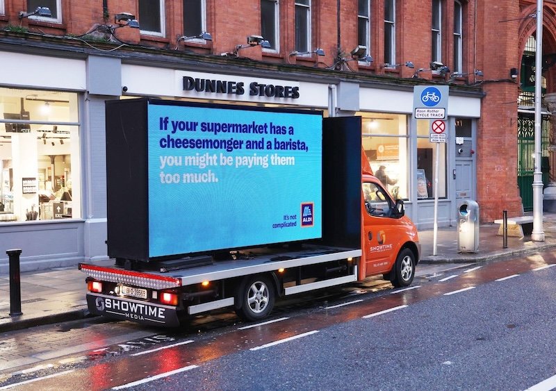 Aldi Ireland deploys OOH across Dublin and Cork as part of It's Not Complicated push