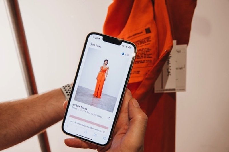 Mara Hoffman’s The Dress That Changes Everything made using Circ Lyocell from textile waste
