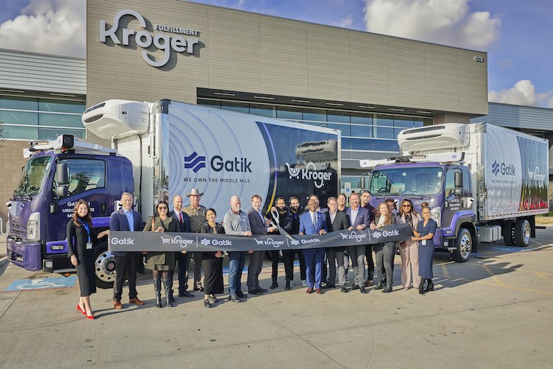 Gatik and Kroger toast autonomous trucking operations with City of Dallas and Texas state partners