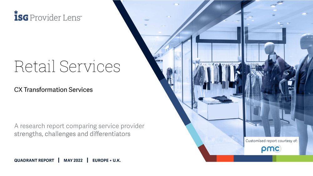 PMC recognised in ISG Provider Lens CX Transformation Report