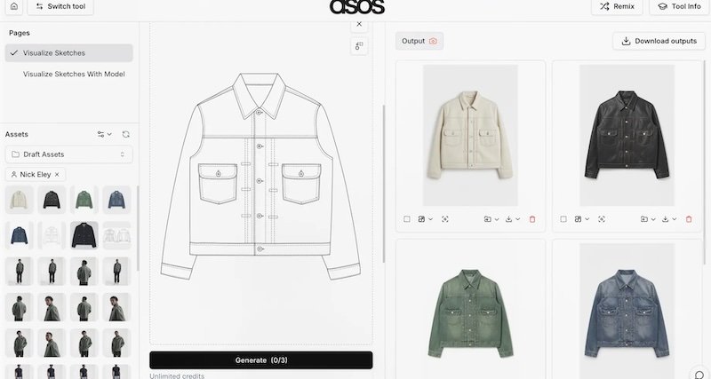 Asos partners with Fermat as online fast fashion giant upskills 100+ designers in generative AI