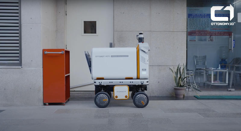 Ottonomy.IO debuts Ottobot Yeti for unattended first and last mile deliveries and locker integration