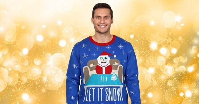 Walmart Canada left red faced over coke snorting Santa jumper
