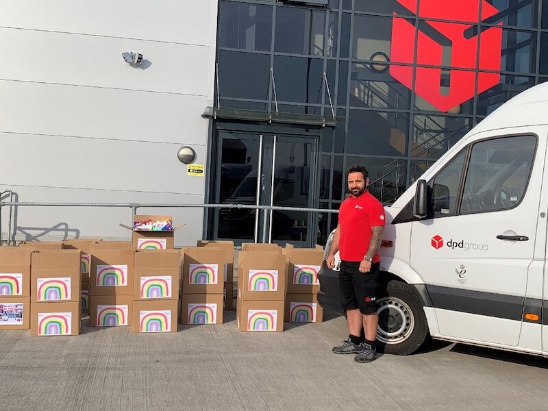 DPD staff donate care items to NHS hospitals nationwide