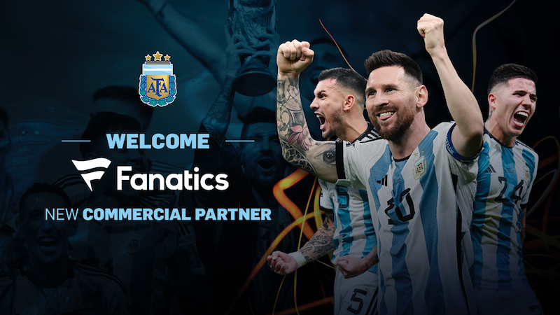 Argentine Football Association names Fanatics as official e-commerce partner of Argentine national team
