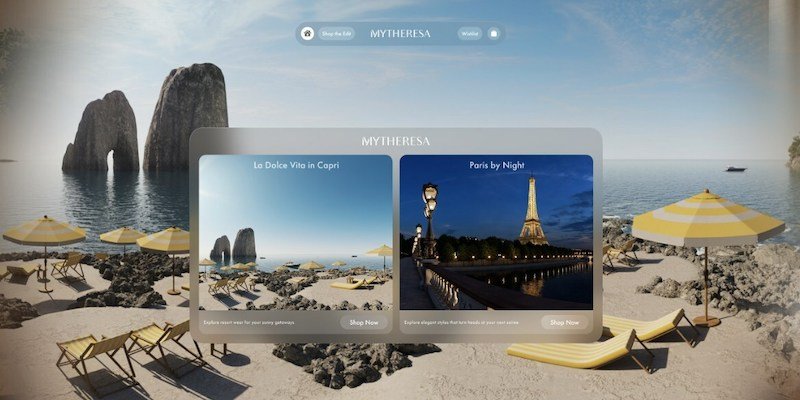 Mytheresa enlists Obsess on launch of immersive shopping experience for Apple Vision Pro