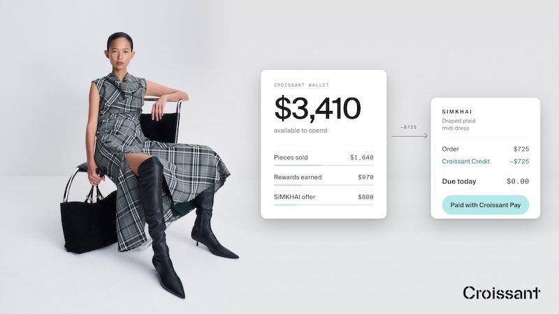 Fashion brand SIMKHAI onboard as Croissant Pay solution expands to Shopify Checkout and in-store