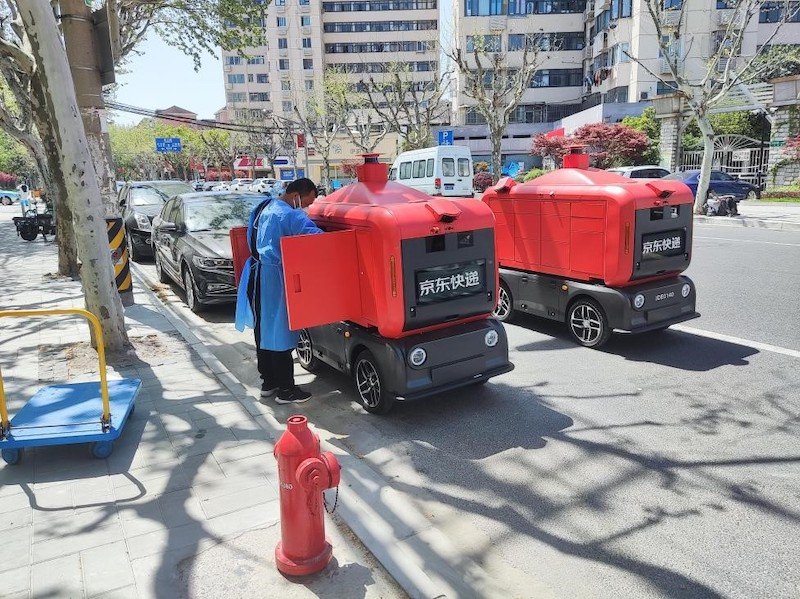 JD.com sends autonomous delivery vehicles to Covid hit Shanghai