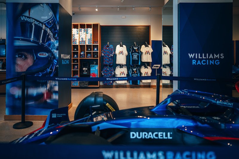 Westfield London hosts Williams Racing pop-up ahead of British Grand Prix