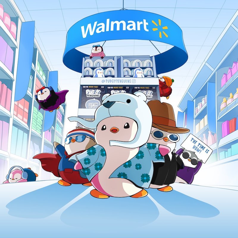 Web3 and blockchain technology powered Pudgy Penguins toyline lands in Walmart stores